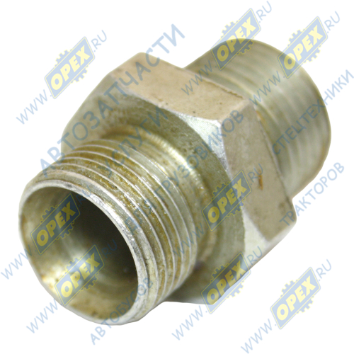 Ф80-3407134 Фитинг Штуцер Рнаруж=М20х1,5/М20х1,75 К=27 L=37 МТЗ РУП